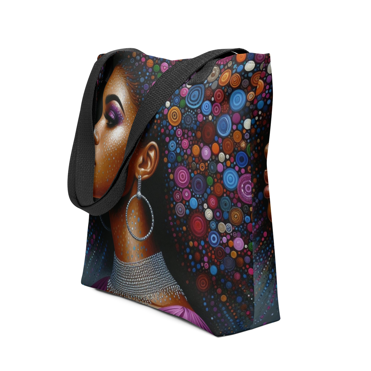 Beautiful Brown Girl Circles of Color Regular Tote